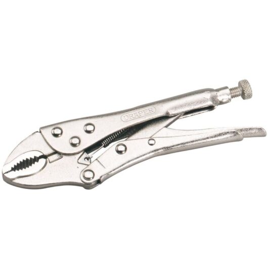 Curved Jaw Self Grip Pliers (185mm) (35368) - Draper