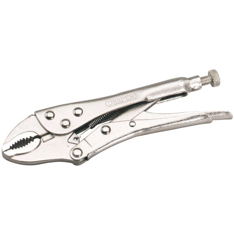 Curved Jaw Self Grip Pliers (185mm) (35368) - Draper