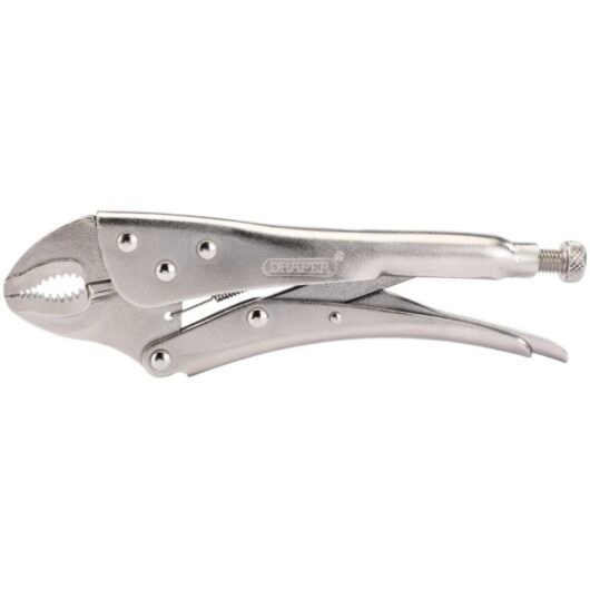 Curved Jaw Self Grip Pliers (220mm) (35369) - Draper