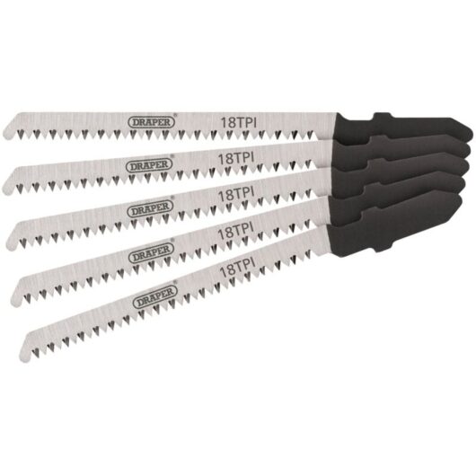 DT101AO 83mm Jigsaw Blade Set (5 Piece) (81721) - Draper