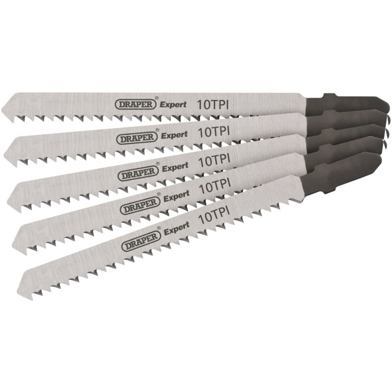 DT101B 100mm Jigsaw Blade Set (5 Piece) (81716) - Draper