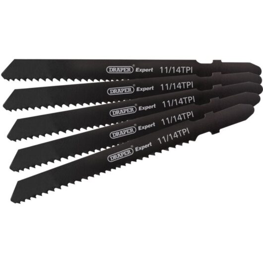 DT118B 92mm Jigsaw Blade Set (5 Piece) (81730) - Draper