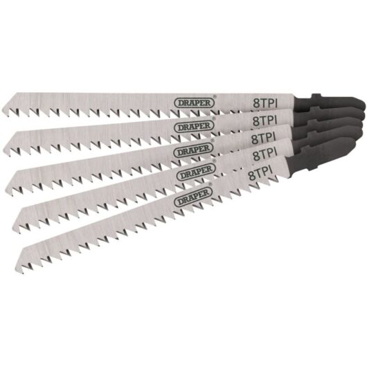 DT301CD 115mm Jigsaw Blade Set (5 Piece) (81728) - Draper