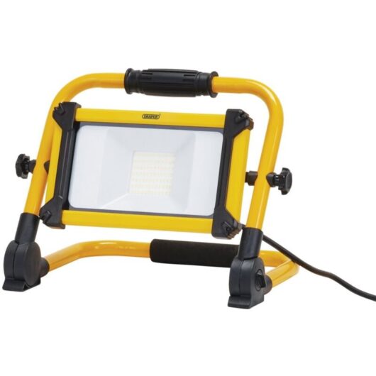 Draper 03171 10W 1100 Lumen Folding LED Work Light with Sitelight