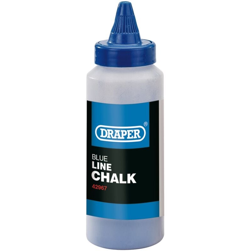 Draper - 115G Plastic Bottle of Blue Chalk for Chalk Line (42967)