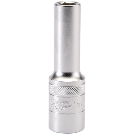Draper 1/2 Inch Square Drive 6-Point Metric Deep Socket - 10mm