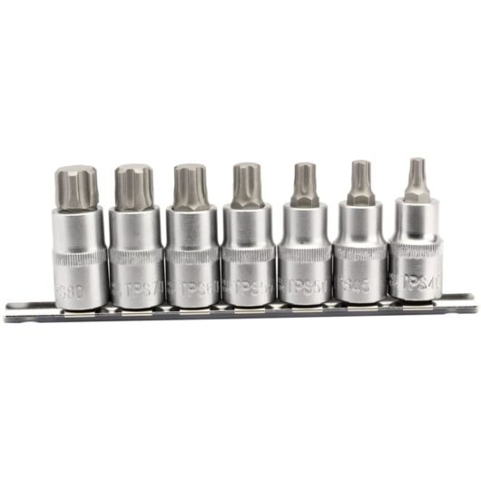 Draper - 1/2' Sq. Dr. TX-STAR&174 Plus Socket Bit Set (7 Piece) (16341)