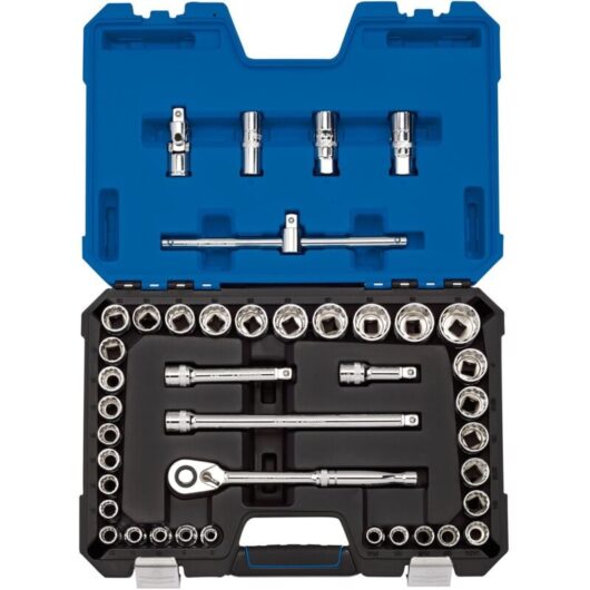 Draper - 1/2' Sq. Dr. mm/af Combined Socket Set (41 Piece) (16467)