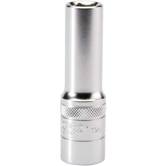 Draper - 1/2 Square Drive 6 Point Metric Deep Socket (12mm) (16643)