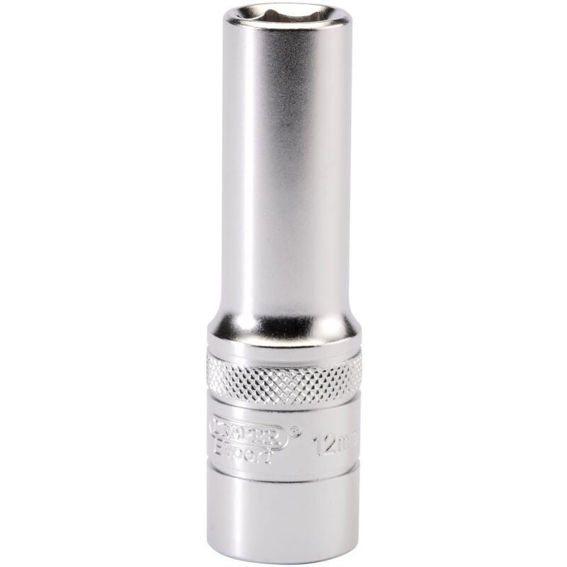 Draper - 1/2 Square Drive 6 Point Metric Deep Socket (12mm) (16643)