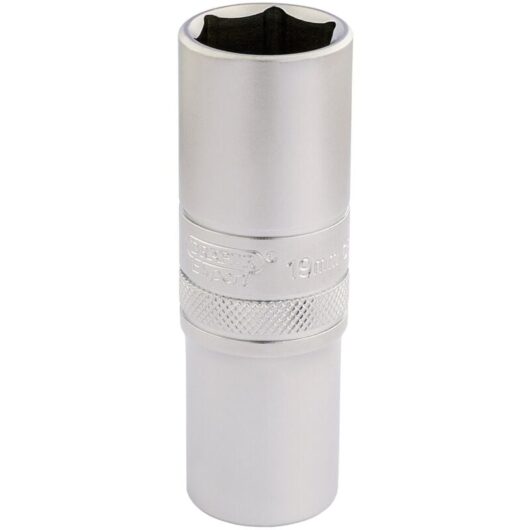 Draper - 1/2 Square Drive 6 Point Metric Deep Socket (19mm) (16651)