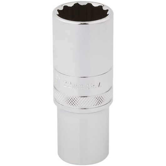 Draper - 1/2 Square Drive Hi-Torq&174 12 Point Deep Socket (22mm) (33788)