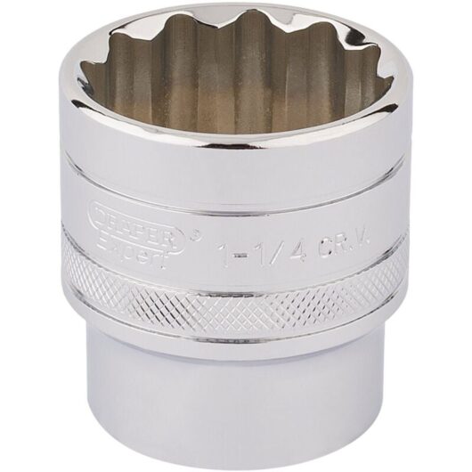 Draper - 1/2 Square Drive Hi-Torq&174 12 Point Socket (1.1/4) (33729)