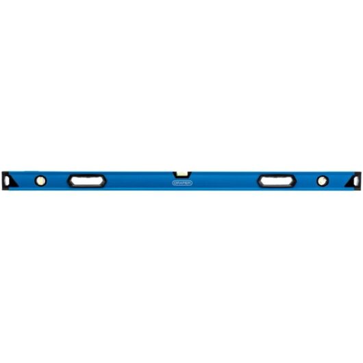 Draper 1200mm Aluminum Box Level with Side View Vial - Precision Leveling Tool with Box Section Design