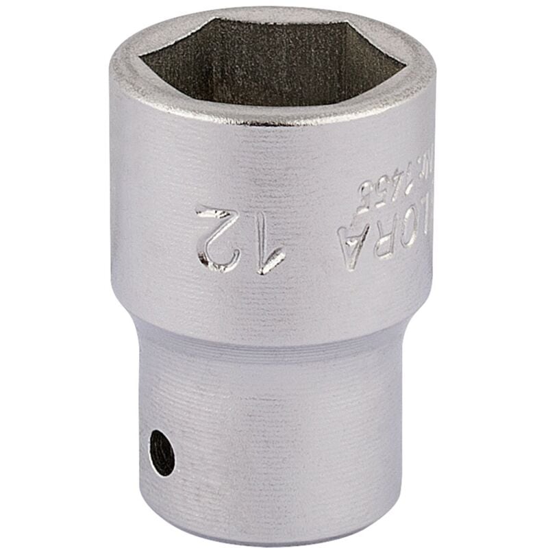 Draper 1455 12mm (1/2 inch) Square Drive Elora Hexagon Socket for 1/4 inch Drive Tools