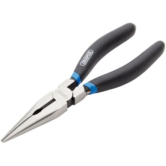 Draper 160mm Long Nose Pliers (Radio Pliers) Model 07051 - Precision Needle Nose Pliers for Electrical and Craft Work