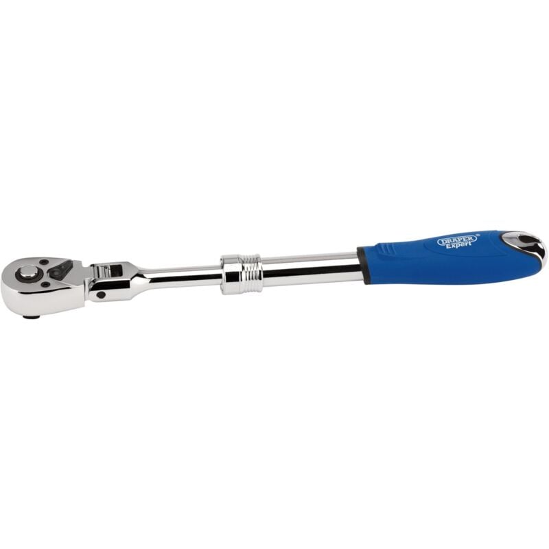 Draper - 3/8' Sq. Dr. 72 Tooth Flexible Head Extending Reversible Ratchet (26810)