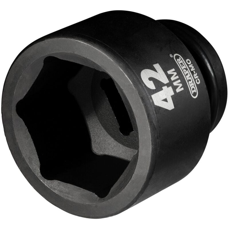 Draper 42mm Hi-Torq 3/4-Inch Drive 6-Point Metric Impact Socket, Standard Length