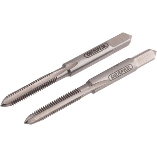 Draper 4mm Coarse Hand Taps Taper and Plug (83797)