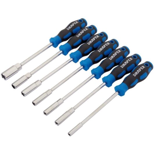 Draper 7-Piece Nut Spinner Set with Soft-Grip Handles (Model 63510)