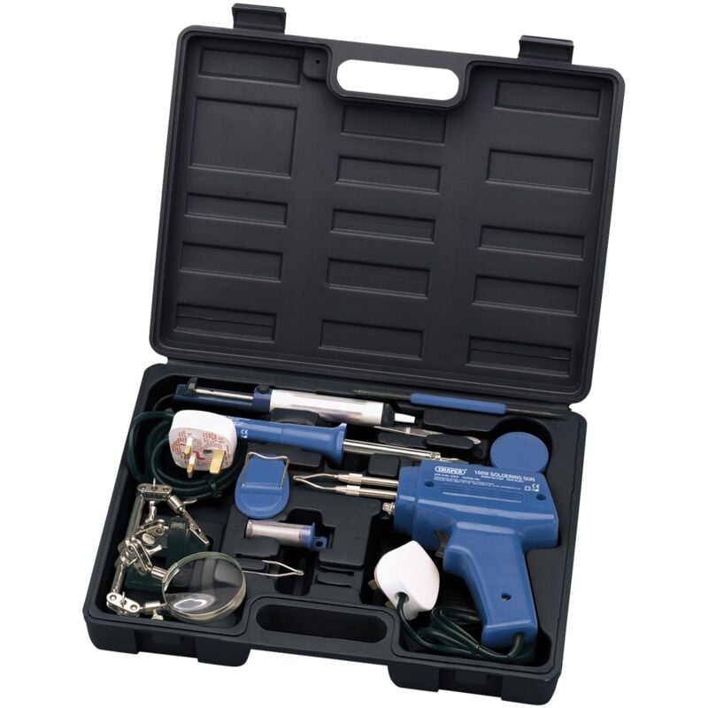 Draper 71421 100W 230V Soldering Kit with Adjustable Temperature