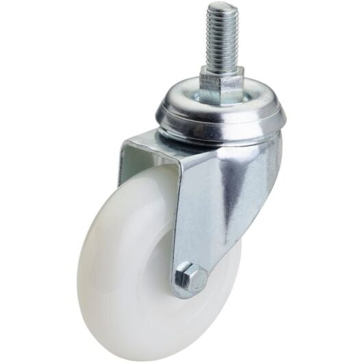 Draper 75mm Diameter Swivel Bolt Fixing Nylon Wheel with 70kg Safe Working Load (Model 65500)