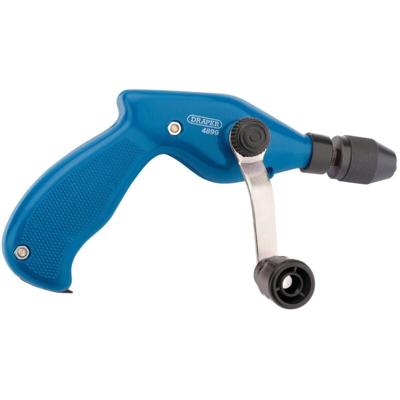 Draper - 8mm or 3/8' Chuck Pistol Grip Hand Drill (13841)