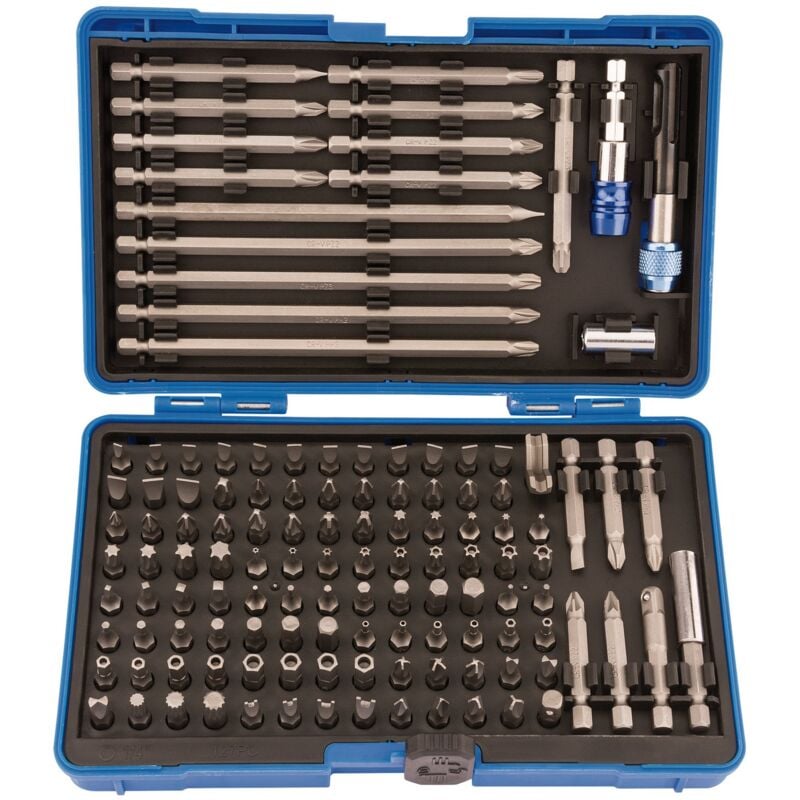 Draper - Bit Spline Torx Hex Holder Set Screwdriver 127pc Magnetic Kit Case 82398