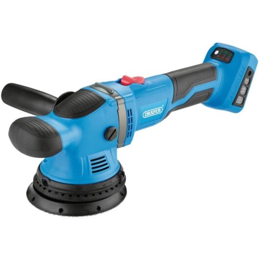 Draper D20 20V Brushless Random Orbit Polisher (Model 58318), 125mm (Body Only, Sold Bare)