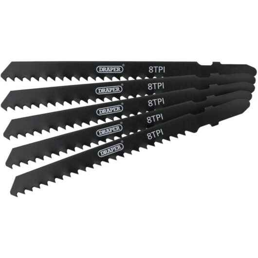 Draper DT111C 100mm Jigsaw Blade Set (5 Piece) (81724)