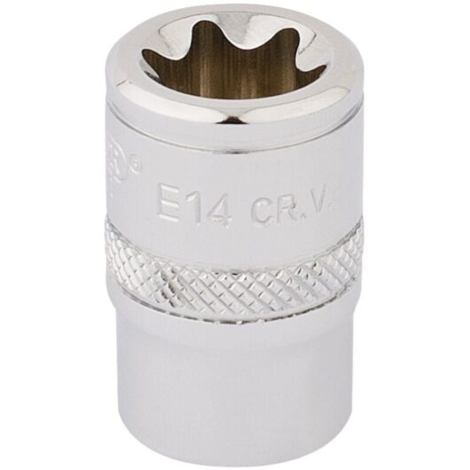 Draper E14 TX-STAR SOC.3/8" Square Drive Socket (Part No. 34195) - Precision 3/8" Square Drive Socket in Draper TX-STAR® Series