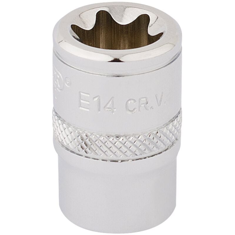 Draper E14 TX-STAR SOC.3/8" Square Drive Socket (Part No. 34195) - Precision 3/8" Square Drive Socket in Draper TX-STAR® Series