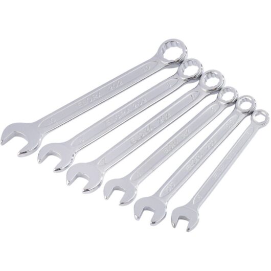 Draper Elora 5-10mm Midget Metric Combination Spanner Set (6 Pieces) - Model 04212