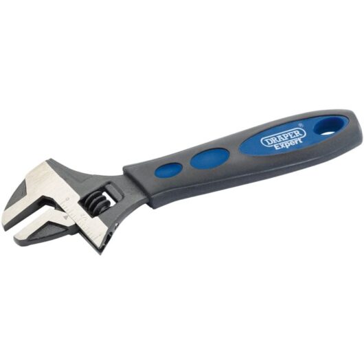 Draper Expert - 150mm Soft Grip Crescent-Type Adjustable Wrench (24893)