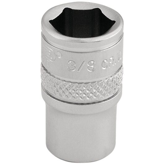 Draper Expert 16524 1/4" Square Drive 3/8" 6-Point Imperial Socket in Micro Satin Chrome