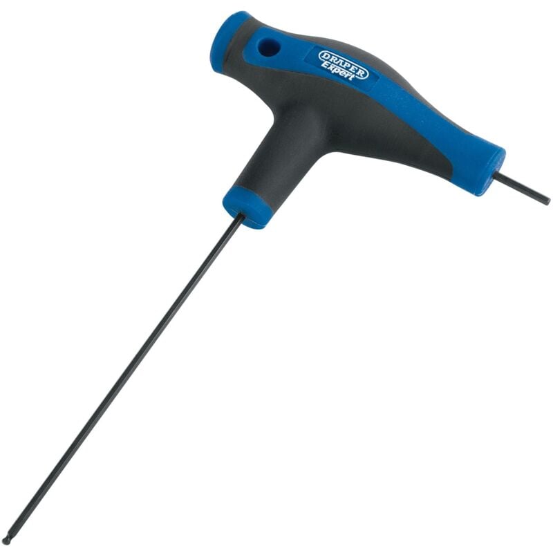 Draper - Expert 2.0mm Soft Grip 't' Handle Hexagon and Ball End Key (33906)