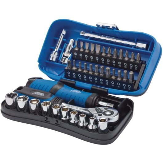 Draper Expert 39-Piece 1/4" Square Drive Socket and Bit Set (Model 04713)