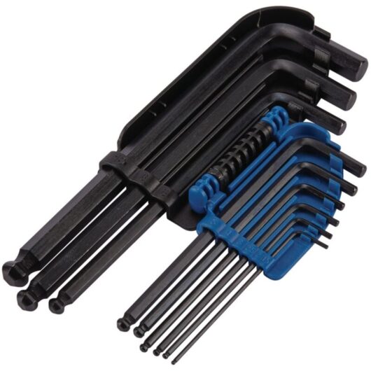 Draper Expert 9-Piece Metric Hexagon and Ball End Hex Key Set (Model 08380)