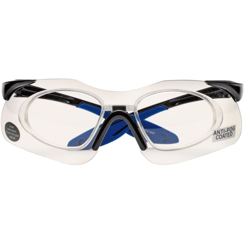 Draper Expert RX Insert Clear Anti-Mist Safety Glasses with Replaceable Lens
