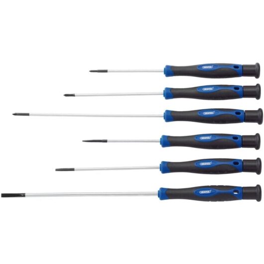 Draper Extra Long Precision Screwdriver Set (6 Pieces, Model 28119)