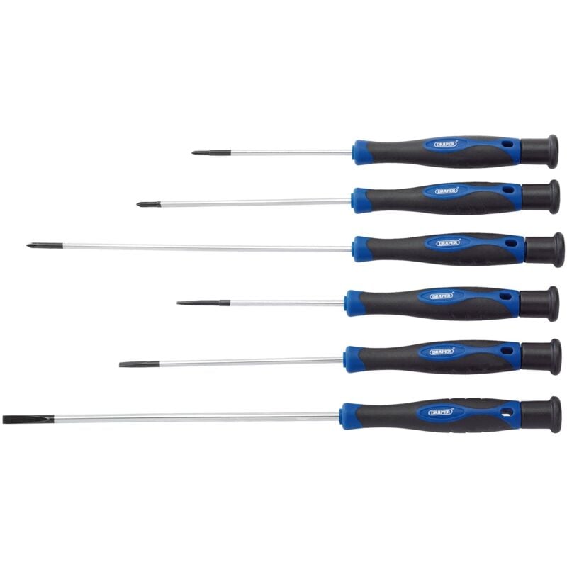 Draper Extra Long Precision Screwdriver Set (6 Pieces, Model 28119)