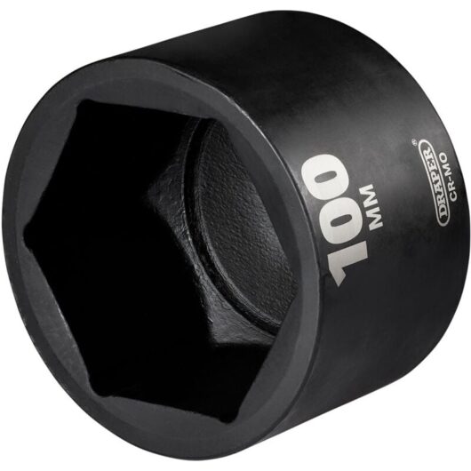 Draper HI-TORQ® Deep Impact Socket, 1 Inch Drive, 100mm Length, 1" Square Drive, Model 08529