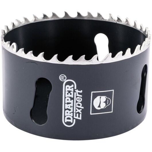 Draper HSS Cobalt Hole Saw Kit - 76mm Diameter for Heavy-Duty Drilling and Cutting Applications
