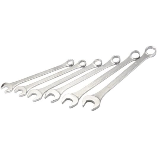 Draper - Heavy Duty Long Pattern Metric Combination Spanner Set (6 Piece) (31167)