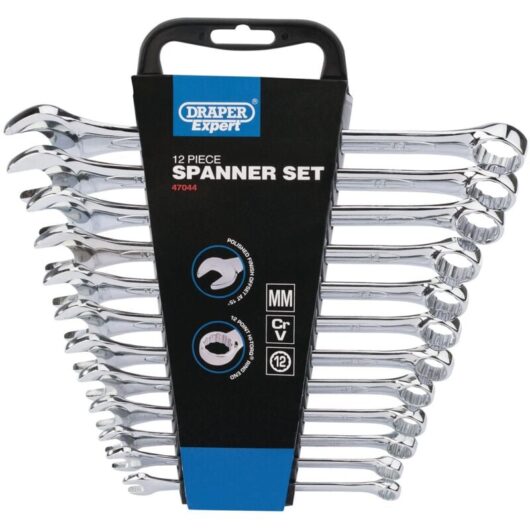 Draper - Hi-Torq&174 Metric Combination Spanner Set (12 Piece) (47044)