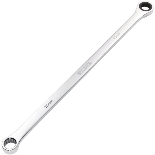 Draper Hi-Torq® 15mm Metric Extra-Long Double Ring Ratchet Spanner (Model 27771)