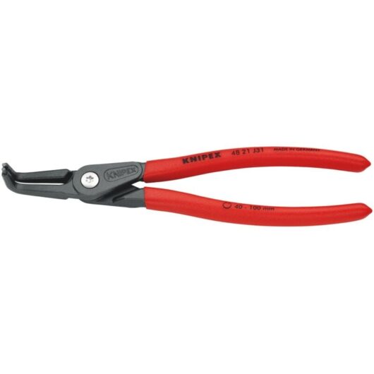 Draper - Knipex 210mm 90° Internal Straight Tip Circlip Pliers 40 - 100mm Capacity (75086)