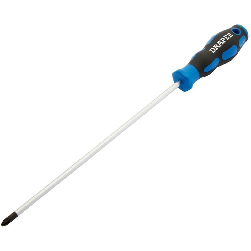 Draper - No.2 x 250mm pz Type Screwdriver with Soft Grip Handles (48930)