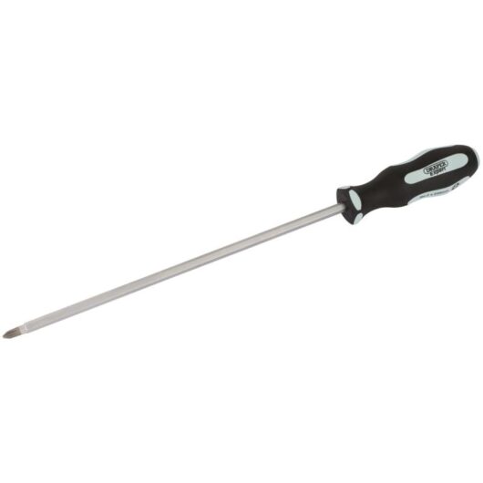 Draper - Pound Thru' Cross Slot No:2 x 250mm Soft Grip Screwdriver (63595)