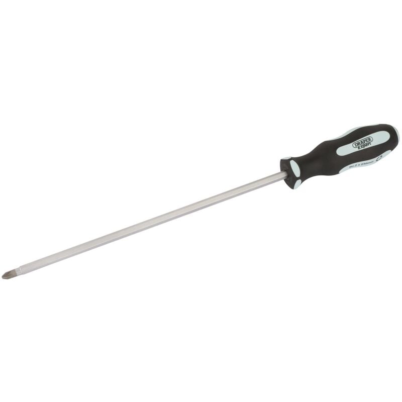 Draper - Pound Thru' pz type No:2 x 250mm Soft Grip Screwdriver (63596)